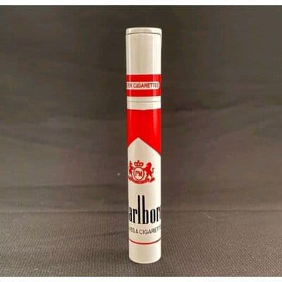 Alkey Stylish Cigarette Shaped Lighter With Pencil & Round Shape Cigarette Metal, Refillable Classic Pocket Lighter Slim Design (Multicolor)