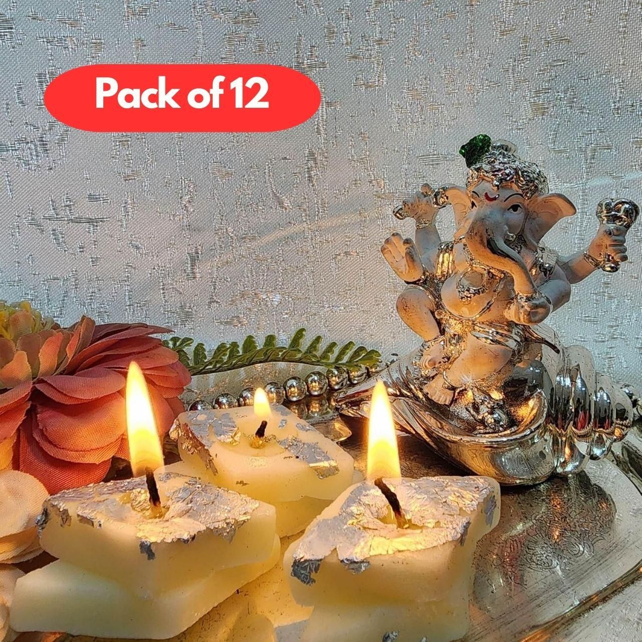 Kaju Katli Candle Pack of 12