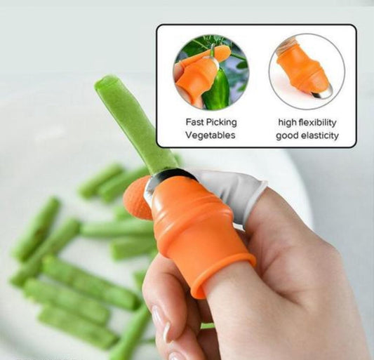 Vegetable Thumb Cutter & Tool With Effective Sharp Cutting Blade System