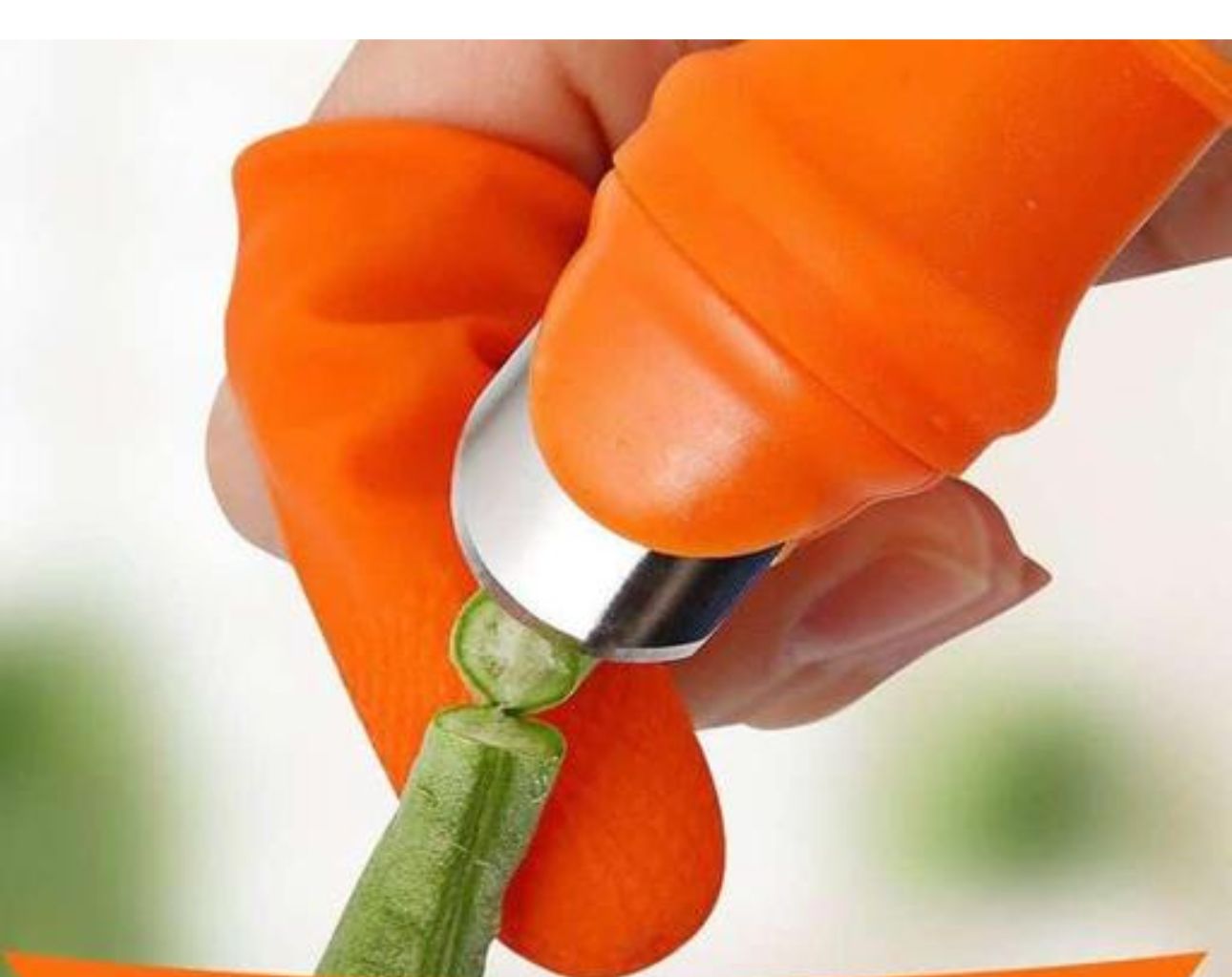 Vegetable Thumb Cutter & Tool With Effective Sharp Cutting Blade System